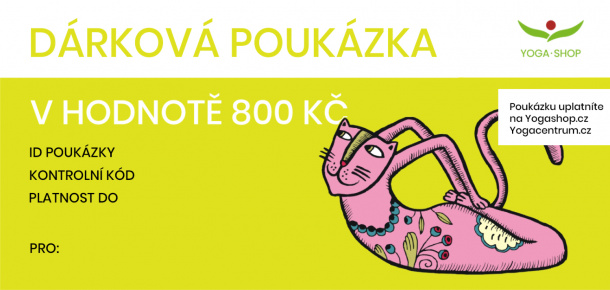 Dárková poukázka (800 Kč)