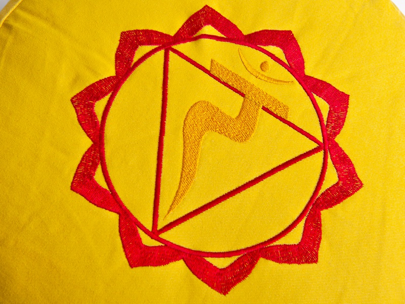 Meditační polštář Rondo žlutý