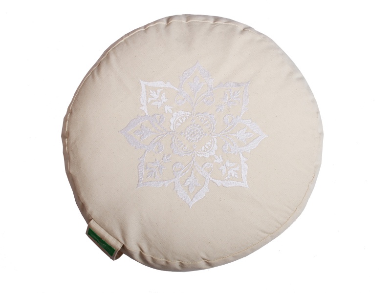 Meditační polštář Mandala natur