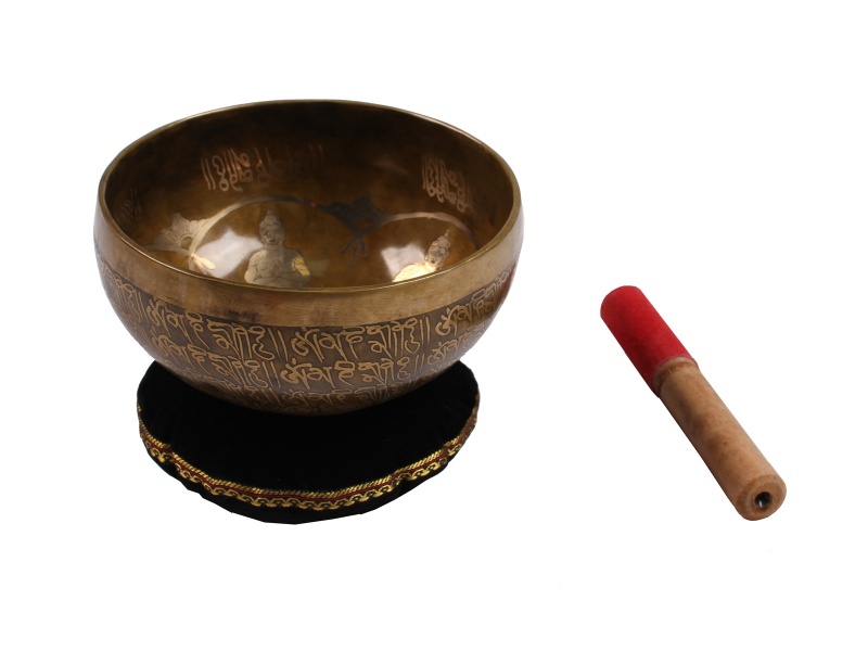 1. Tibetská mísa 5 Budhů