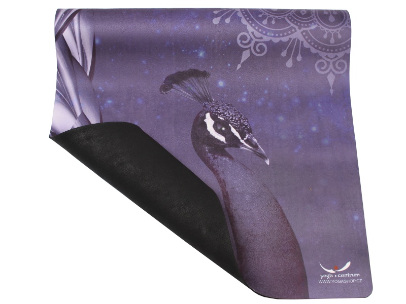 Designová podložka na jógu Peacock