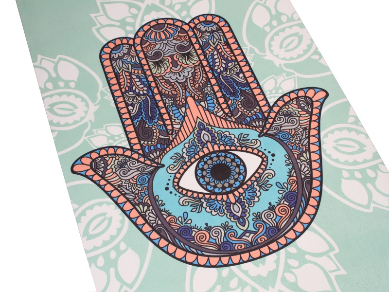 Designová podložka na jógu Hamsa