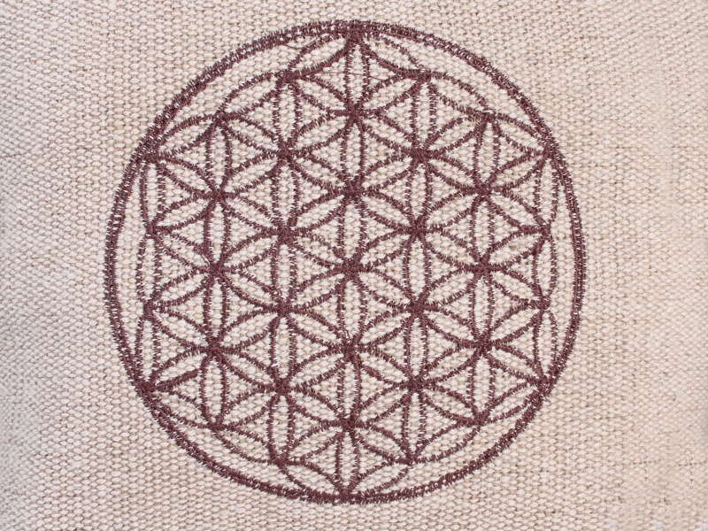 Jutová taška Flower of life