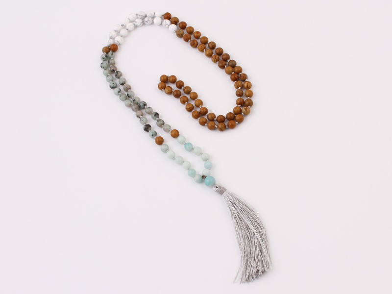 Mala jaspis howlite amazonit